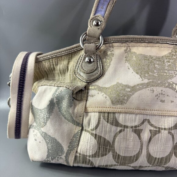 Authentic COACH # 16732 Poppy Patchwork Rocker Tote Satchel /Shoulder Bag - Picture 6 of 14